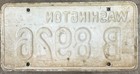 1968 Base Washington State Exempt License Plate  — photo 2