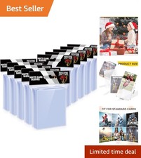 1000 Count Clear Card Protectors: Durable Sleeves for Baseball & Football Cards