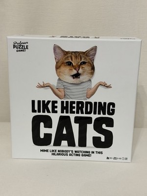 Like Herding Cats Professor Games Age 10+ With 3-10 Players Brand New 