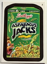 2012 Topps Wacky Packages All-New Series 9 #2 Asparagus Jacks