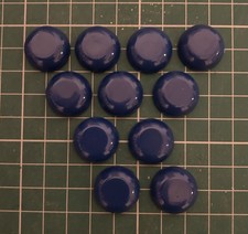 Subbuteo basi blu navy pesanti e dischi blu marino x 11