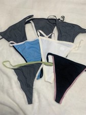 NWOT Lot Of 7 Women s Bikini Thong Panties Assorted Colors Size Large