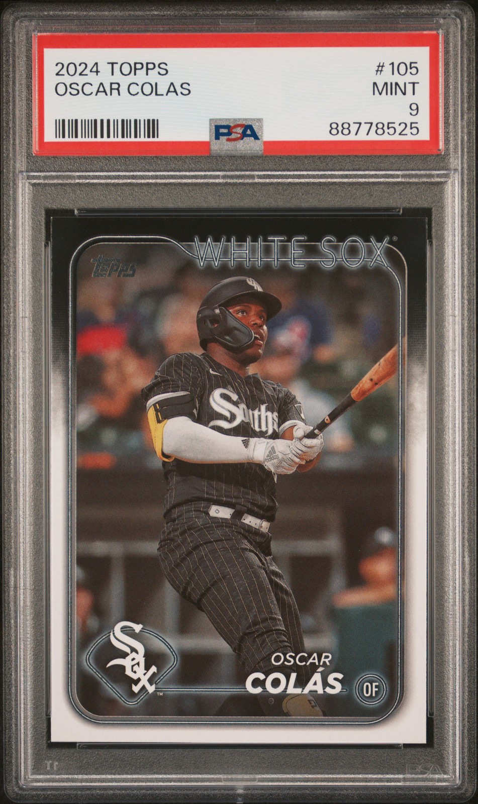 2024 TOPPS #105 OSCAR COLAS PSA 9