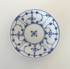 Bavaria Untertasse für Kaffeetasse Antik Indisch Blau Strohblume