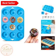 Luxury 12-Cavity Mini Donut Mold   Dishwasher Safe Silicone for All Occasions