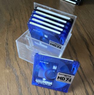 BESTMEDIA MD74 MiniDisc 5 Stück 1 Stück Sony inkl. 6er Hülle