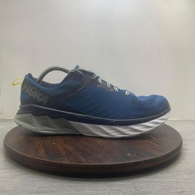 Hoka One One Arahi 3 Running Shoes Mens Size 12 Blue Yellow Trainers Sneakers