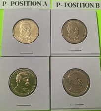 2012-P Grover Cleveland Presidential Dollar Coin 1st &2nd Term BU UNC Pos A&B