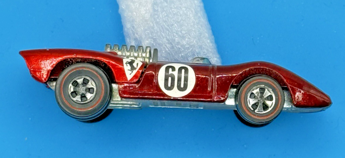 Hot Wheels Redline 1970 EXCEPTIONAL Cherry Red Ferrari 312P US