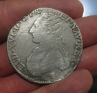 ROYAL SILVER COIN - ECU LOUIS XVI aux RAMEAUX - 1884 I Limoges very beautiful