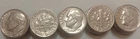 1976 P ROOSEVELT DIME ROLL (CIRCULATED CONDITION)