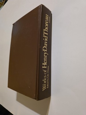 Works of Henry David Thoreau Hardcover 1981 Crown Avenel Books Walden Maine Wood