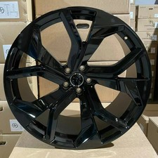 Audi A7 A8 Q5 Q7 E-Tron x4 22" Audi RSQ8 Style Alloys Black 5x112 9.5J Et25