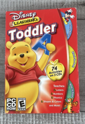 Disney Learning Toddler 74 Activities Interactive Win Mac Children's fun pooh