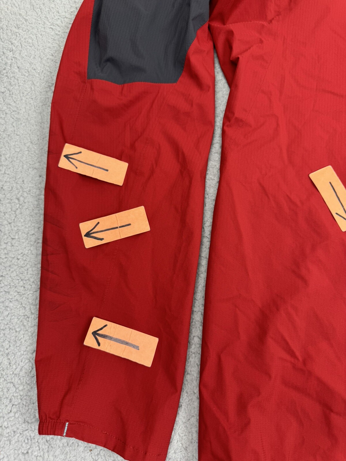 Salomon Windbreaker Giacca Pelle Avanzata Da Uomo XL Rossa Cerniera Intera Attiva 10K10K