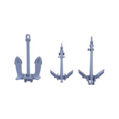 Yao's Studio LYCG144227 1/144  Model Upgrade Parts USN Battleship Anchor
