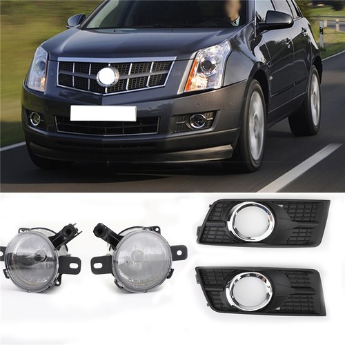 4 PCS Left+ Right Fog Lamps Driving Lights & Covers For Cadillac SRX 2010-2016 - Bild 5 von 11