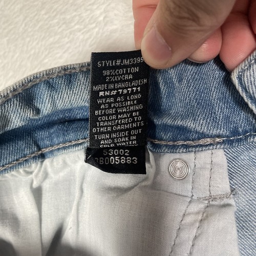 Jordan Craig Jeans Mens 36x32 Sean El Barrio Denim Ice Blue Slim Taper Pants - Picture 14 of 15