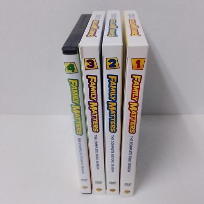 Family Matters DVDs Seasons 1 - 4 90s Sitcom Steve Urkel | eBay