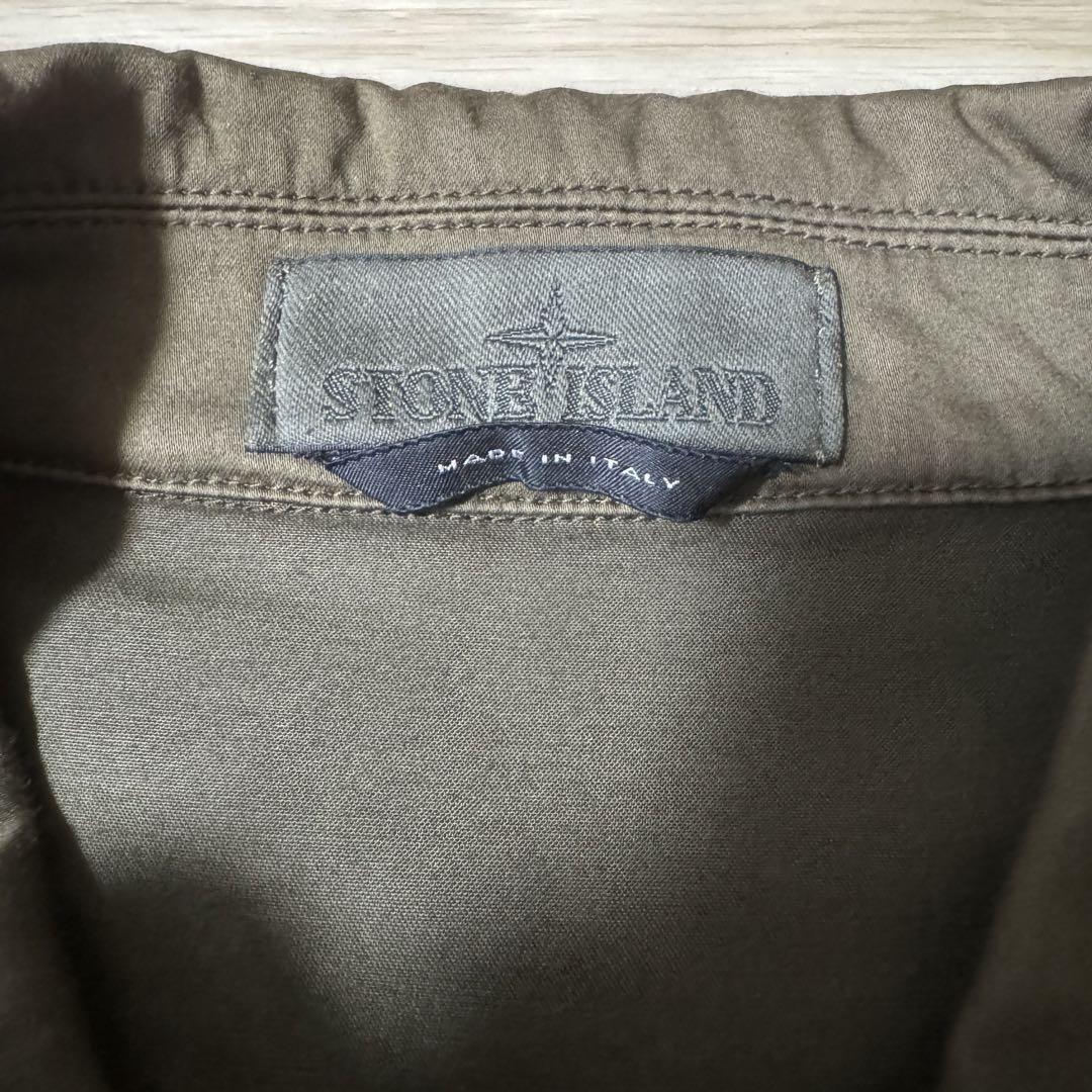 超美品 stone island ghost olive setup