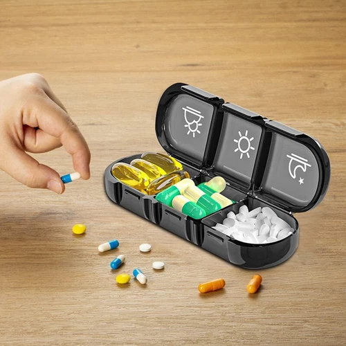 7Day Pill Box Medicine Storage Weekly Tablet Container Case Organizer Dispenser - Bild 5 von 16