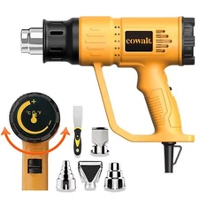 Heat Gun 1800W Fast Heating for Vinyl Wrap, Crafting, Shrink Tubing, Paint, E...