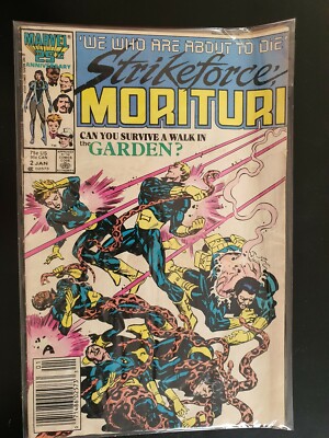 Strikeforce Morituri  #2 (Jan 1987 Marvel) FREE SHIPPING 