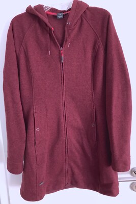 Outdoor Research Longitude Strickjacke Hoody Weinrot Wie Neu * Größe L