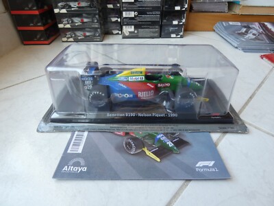 Benetton B190 Nelson Piquet #20 1990 + Booklet 1/24 Altaya F1