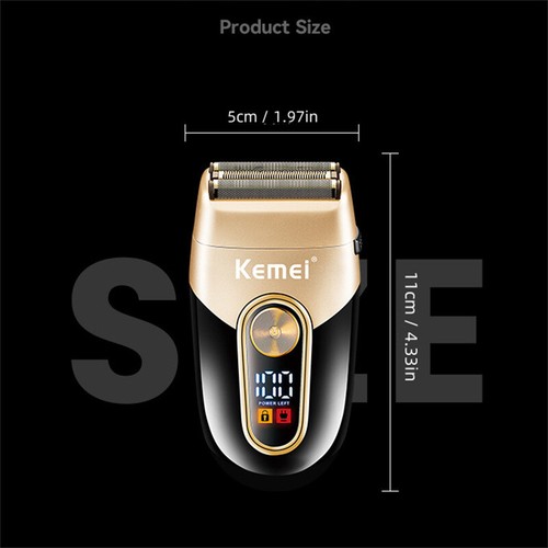 Electric Shaver Titanium Foils USB Rechargeable LCD Display Cordless Wet/Dry AU - Picture 12 of 15