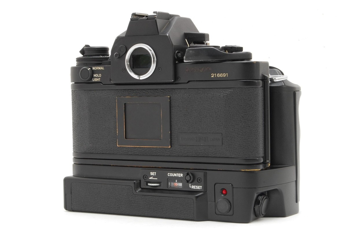 Canon NEW F-1 + ワインダー FN / NFD 50mm F1.4 A MINT + Winder FN】 Canon New F-1 SLR Camera NFD 50mm F1.4