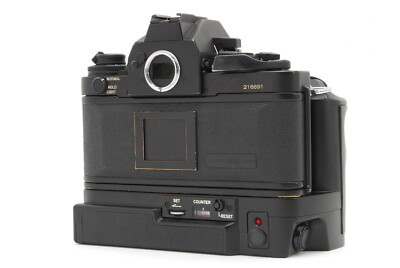 Canon NEW F-1 + ワインダー FN / NFD 50mm F1.4 Near MINT] Canon New F-1 SLR Camera NFD 50mm F/1.4 AE Finder