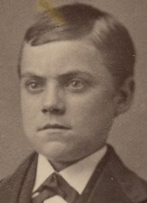 YOUNG MAN WITH EVIL EXPRESSION. CDV. PITTSBURGH, PA.