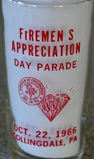 VINTAGE FIREMEN'S APPRECIATION DAY PARADE, COLLINGDALE, PA GLASS - OCT. 22, 1966
