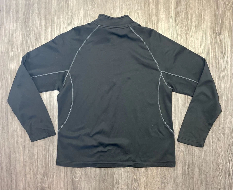 Champion C9 ½ Zip Pullover Lightweight Fleece Size Large Black — 第 2/4 张图片