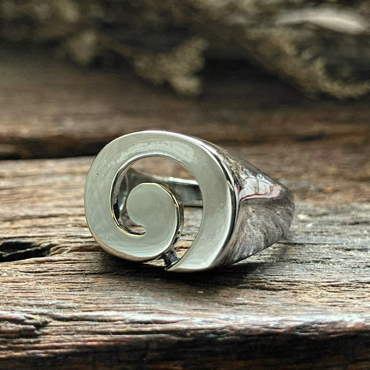 Thai number 1 one ring for unisex sterling silver 925 minimalist