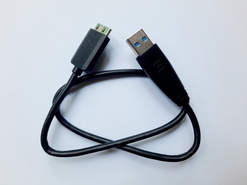 USB 3.0 Cable For Portable External Hard Drive - Picture 1 of 3