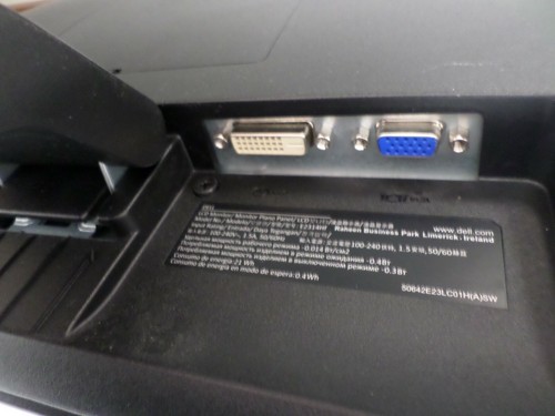 Dell 23" E2311Hf WideScreen 1920x1080 Flat Panel LCD Monitor w/ VGA & Power - Picture 9 of 11