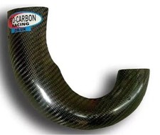 YEG02 PRO CARBON EXHAUST GUARD 2nd FITS STANDARD PIPE SUZUKI RM125  2000-2009