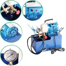 Nuova Pompa Test Pressione Elettrica 220V Pompa Prova Pistone Idraulico 2,5Mpa 