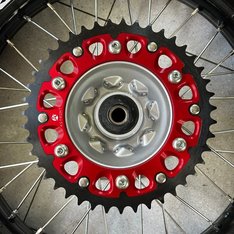 R3 Black Rear Sprocket For Honda Crf450 X R RX RL Crf 450 All Year Alloy 43 T Foto 2 de 4