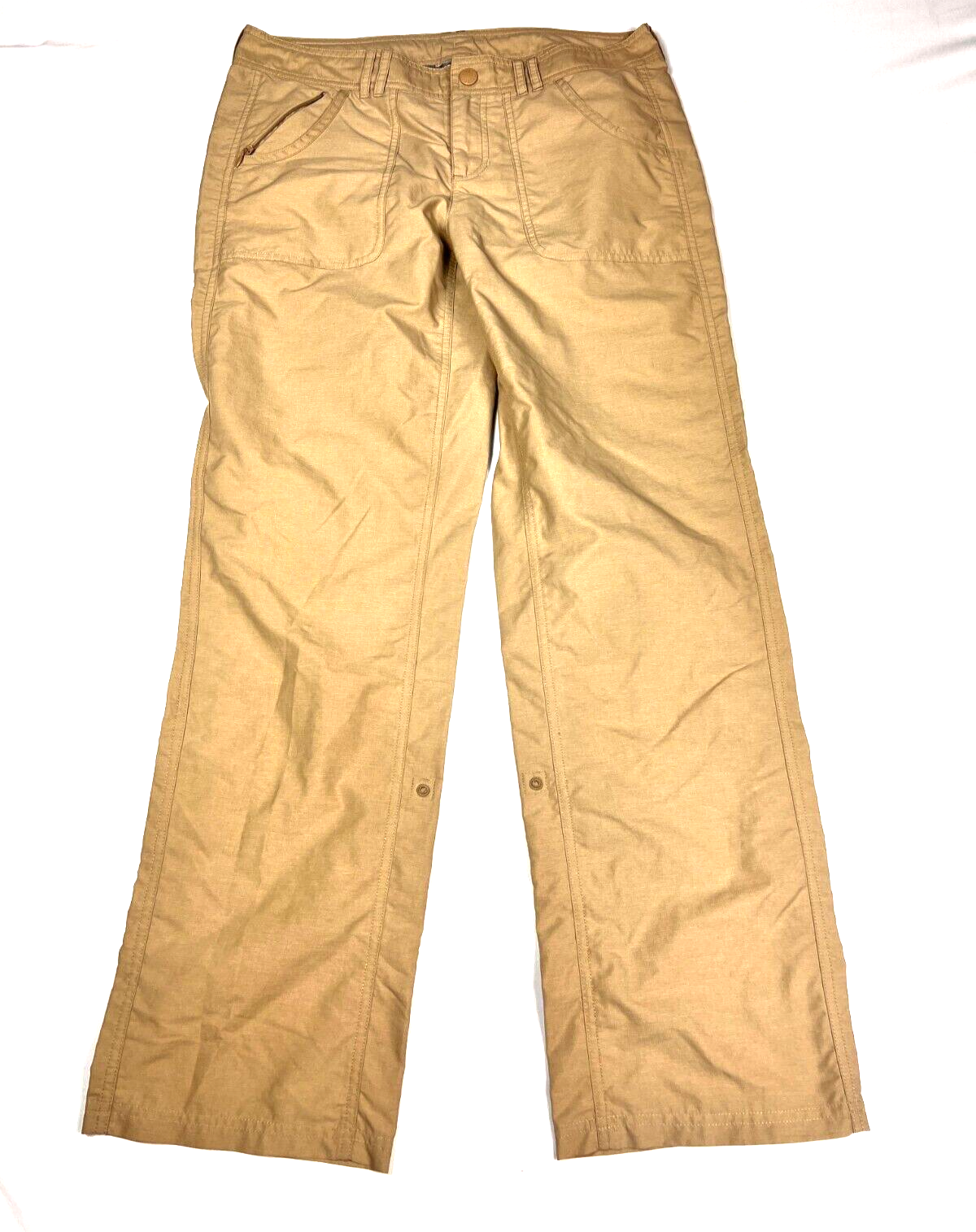 North Face Womens Straight Leg Stretch Pants with Pockets Lightweight Size 10