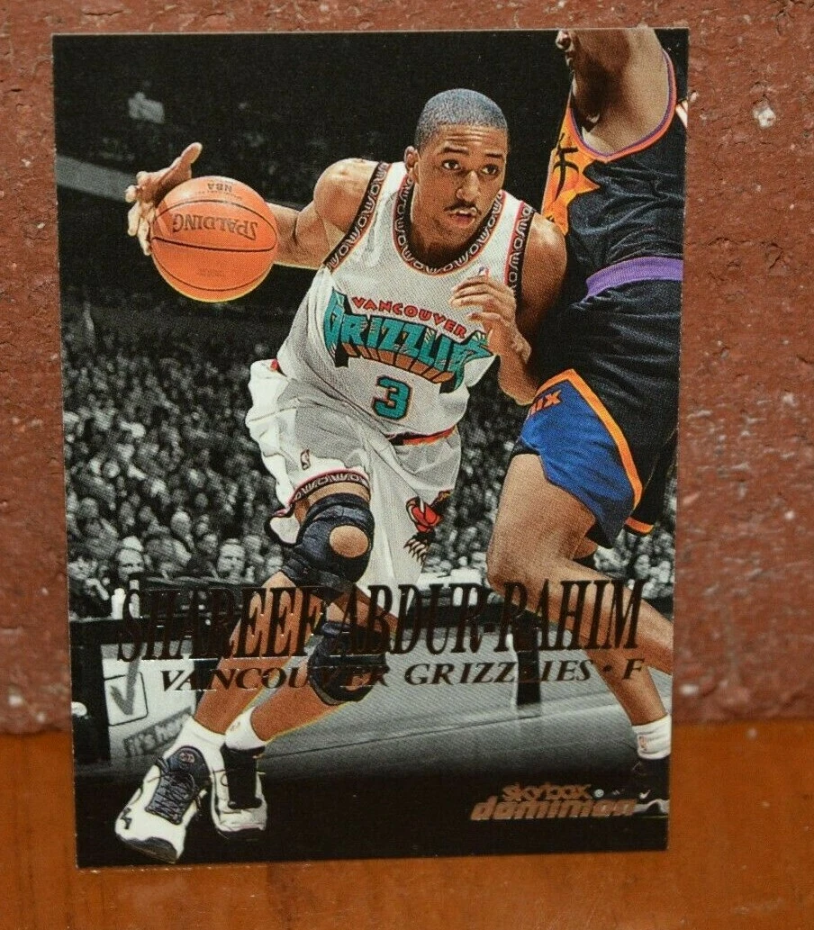 BASKETBALL CARD SKYBOX DOMINION SHAREEF ABDUR-RAHIM VANCOUVER 