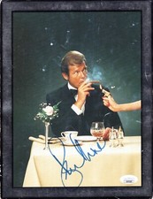 Rare Roger Moore Actor Hand Signed Friars Club Tribute Booklet 1986 with JSA COA