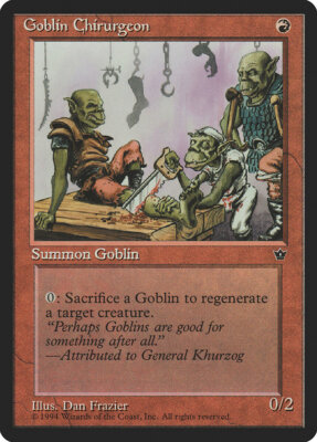 MTG Goblin Chirurgeon ** Fallen Empires ** English (MP) | eBay