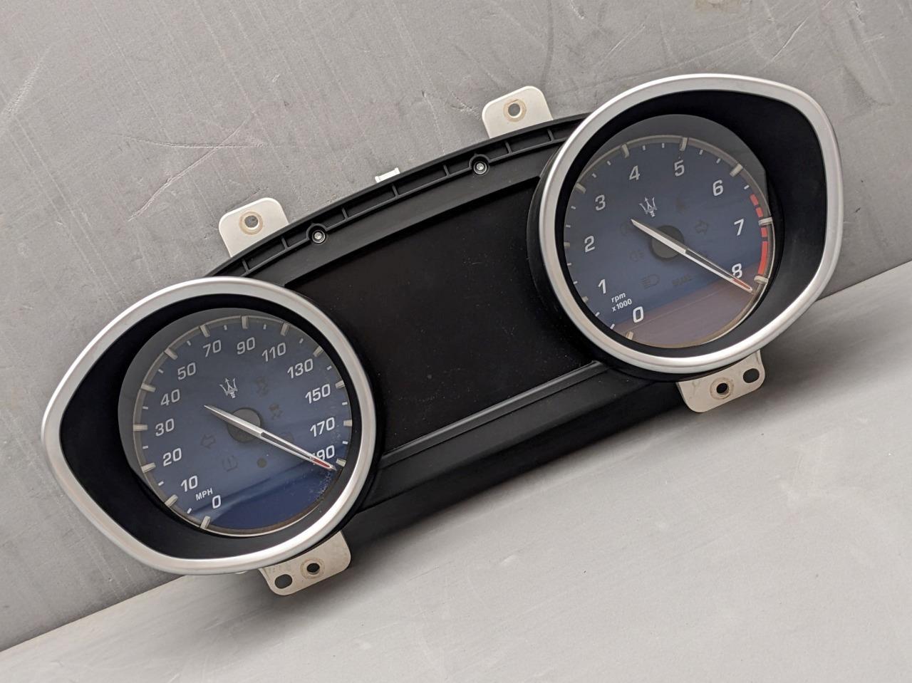 OEM 2015-2017 Maserati Ghibli M157 190mph Speedometer Gauge Cluster 670031671