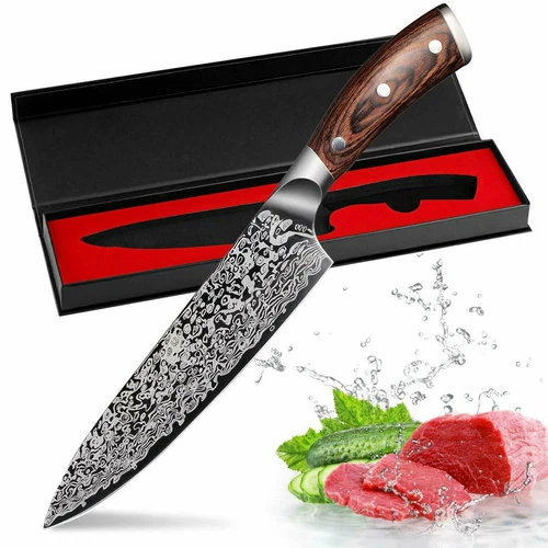 Cuchillos Japoneses Originales De Cocina de Chef con Estuche Cuchillo de Cocina