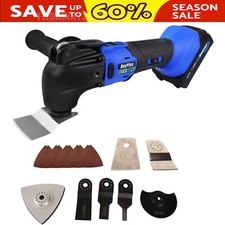 Electric Cordless 21V Multi-Tool Oscillating Grinder Household Saw + Accessories