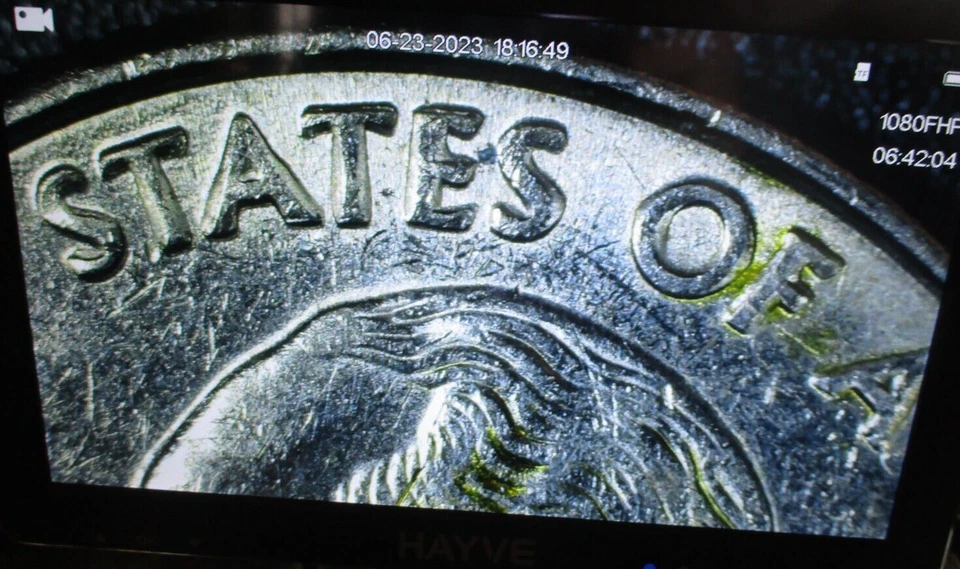 2000 p New Hampshire 25 Cents- Error-Double Struck Rotated in Collar- ULTRA RARE - Image 2 of 4