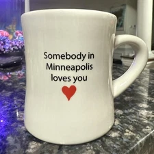 Minnesota Coffee Mug Somebody In Minnesota Loves You 10oz By M Ware Thick CupC14